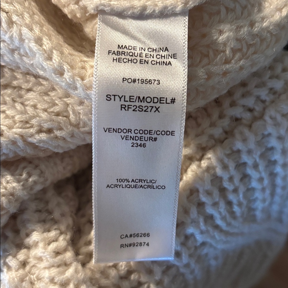 Splendid Ivory Cable Knit Pullover - image 6